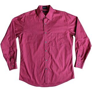 J. Ferrar Men's Modern Fit Dress Shirt Red | 15.5 / 32-33